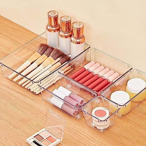 SMARTAKE 22-Piece Drawer Organizer with Non-Slip Silicone Pads, 5-Size - Image 2