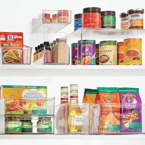 iDesign Clear Plastic Stackable Storage Bin Organizer - Image 6
