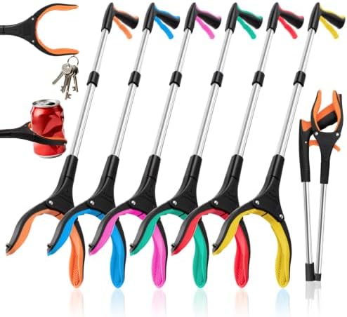 Grabber Reacher Tool - 32” Extra Long Foldable Gripper and Reaching Tool by JTIEO