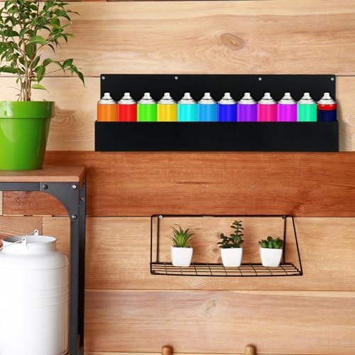 Menkxi 2 Pack Spray Can Holder Rack Organizer Wall Mount - Image 6