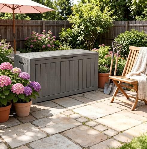 Outdoor Storage Box Waterproof, 150 Gallon Deck Box For Patio Storage - Image 2