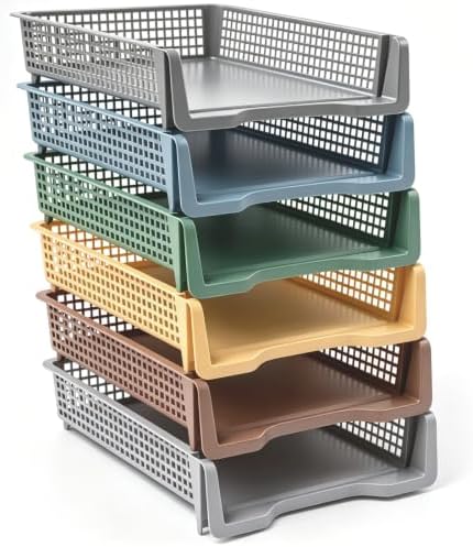Geetery Turn in Trays Classroom, Cottage Color, Set of 6 by Geetery