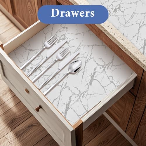 Drawer and Shelf Liner for Kitchen Cabinet: 12 in X 30 Ft Non Slip - Image 2