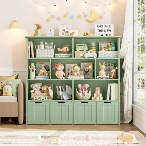 FINETONES Toy Storage Organizer with Movable Drawer Toy Organizer for Kids - Image 3