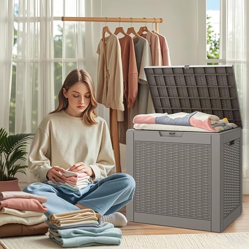 Outdoor Storage Box Waterproof, 35 Gallon Deck Box for Patio Storage - Image 5