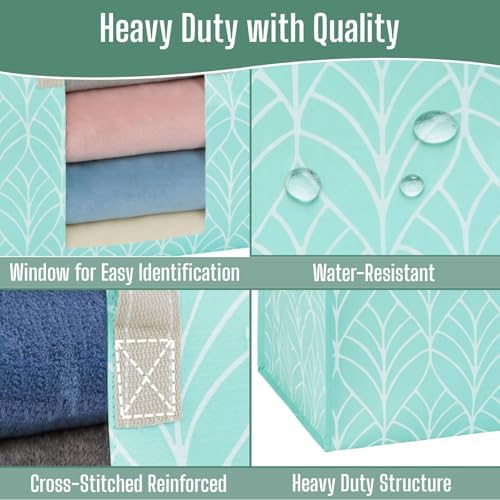 VENO Moving Bags, Wide Open Top, Clear Window, Evergreen, 6 Pack - Image 4