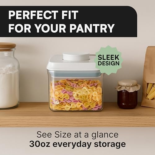 Bop Top Airtight Food Storage Containers | Pop-Top Lid | 3.5 Cups / 30 Oz - Image 2