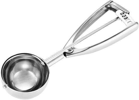4 Tbsp Cookie Scoop, Size #16, 2 OZ Cookie Scoop for Baking, Muffin Scoops for Baking, Selected 18/8 Stainless Steel, For Cookie, Cupcake, Muffin, Melon Ball, Ice Cream