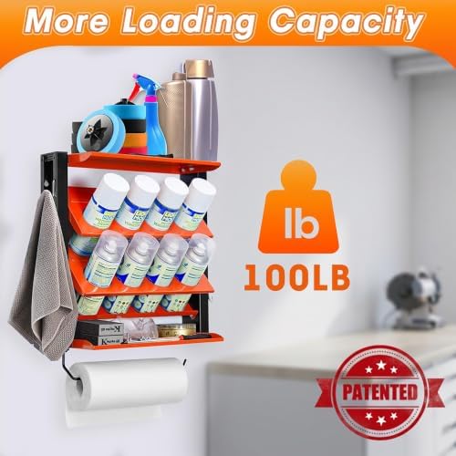 Ultrawall Spray Can Holder Rack, Steel Wall Mounted Spray Bottle Holder - Image 3