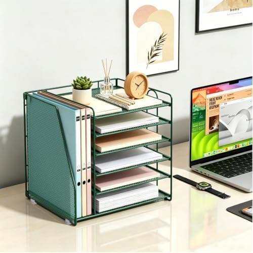 gianotter 6-Tier Paper Organizer With Magazine Holder - Image 4