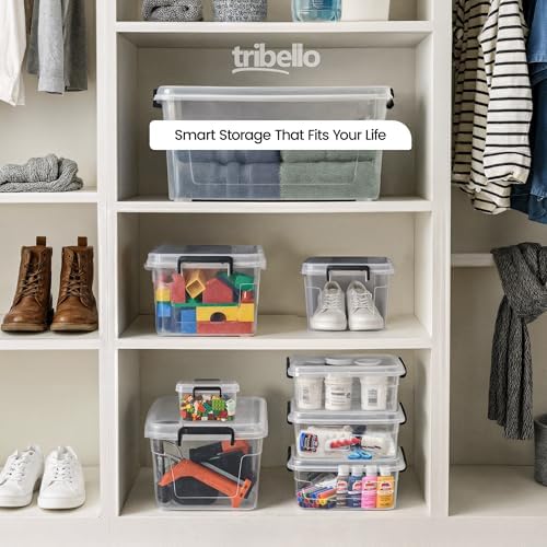 Plastic Storage Bins with Lids, Clear Stackable Storage Containers - 21 Qt - Image 4