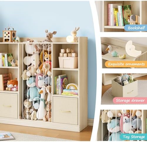 EXPERLAM Toy Storage Organizer with Stuffed Animal Storage - Image 4