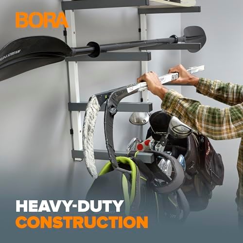 BORA 6 Level Lumber Rack Wall Mount - For Wood and Garage Organization - Image 3