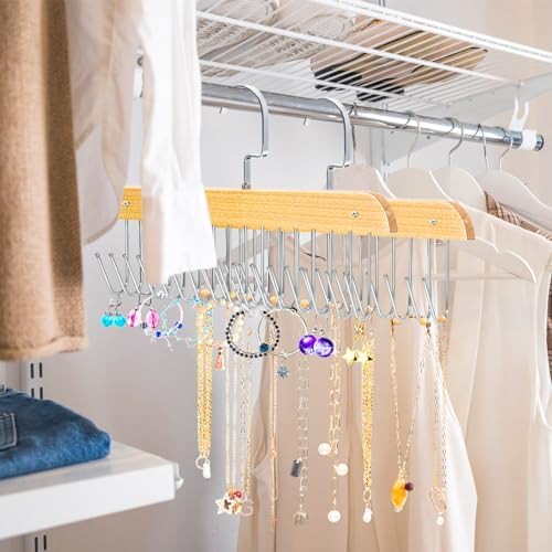 Jewelry Holder Organizer Wall Mount Necklace Holder Necklace Organizer, Hanging Jewelry Organizer - Image 4