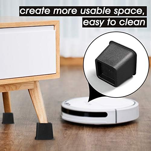 Bed Risers 3 Inch, Heavy Duty Square Furniture Frame Lift, Set of 8 - Image 3