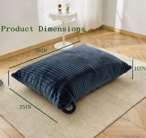 Kisoy Stuffed Animal Storage Bean Bag Bed Cover (No Filler) Washable - Image 3