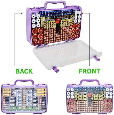 Battery Organizer Storage Case with Tester for 269 Batteries, Double Sides - Image 2