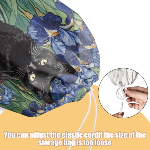 Flower Cat Plastic Bag Holder, Wall Mount Grocery Bag Holder - Image 4