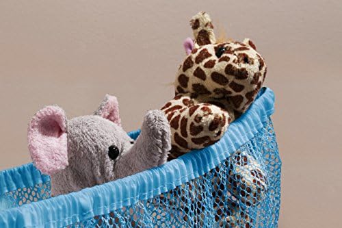Handy Laundry Jumbo Toy Hammock - Organize stuffed animals or children's toys Looks great with any décor while neatly organizing kid's toys and stuffed animals. Expands to 5.5 feet (Blue) - Image 5
