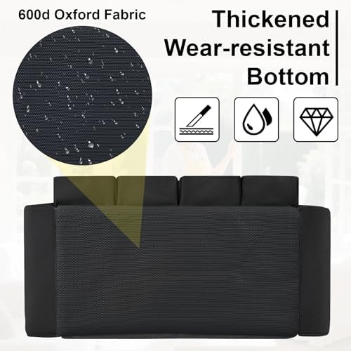 Wearable Large Cleaning Caddy Bag for Housekeepers (Black) - Image 6