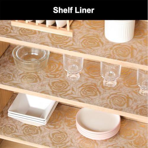 Cooyes Shelf Liner Non-Adhesive EVA Cabinet & Drawer Liner 24" x 120" - Image 2