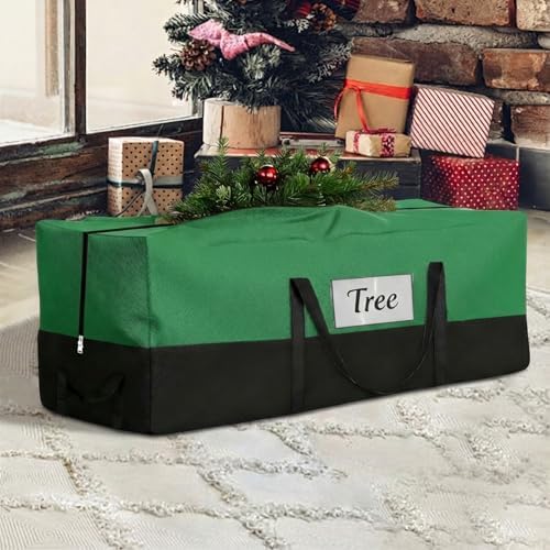 Christmas Tree Storage Bag, Fits 10-12 Ft Artificial Trees, Green by PLTCAT
