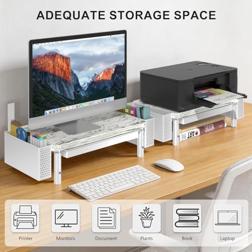 WALI Computer Monitor Stand with Storage and Pen Holder - Image 6