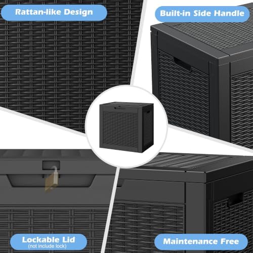 Outdoor Storage Box Waterproof, 30 Gallon Deck Box for Patio Storage - Image 5