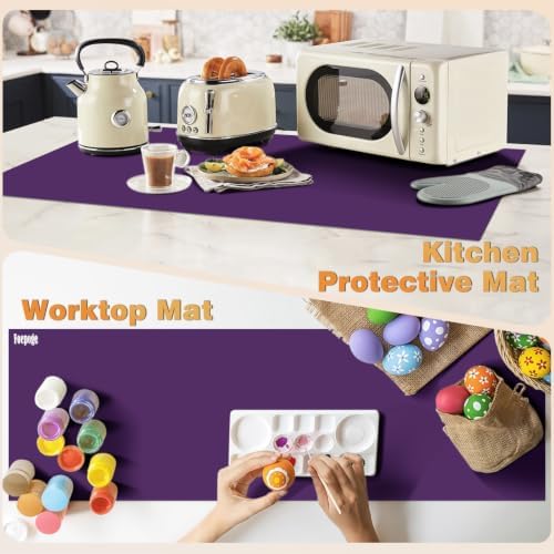 49.2" x 15.7" Large Silicone Mat for Kitchen Counter Protector, Cuttable - Image 6