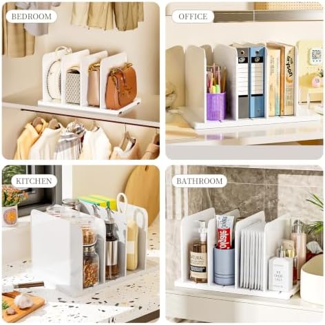JOYZAN Purse Organizer for Closet Organizer Adjustable Shelf Dividers - Image 4