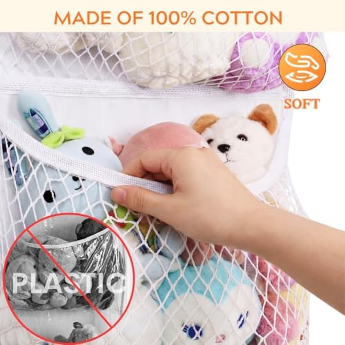 Ofiray-home Cotton Over The Door Stuffed Animal Storage - Image 4