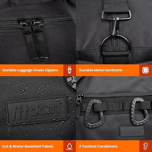 Fitdom 132L 36" Extra Large Heavy Duty Equipment Travel Storage Duffle Bag - Image 5