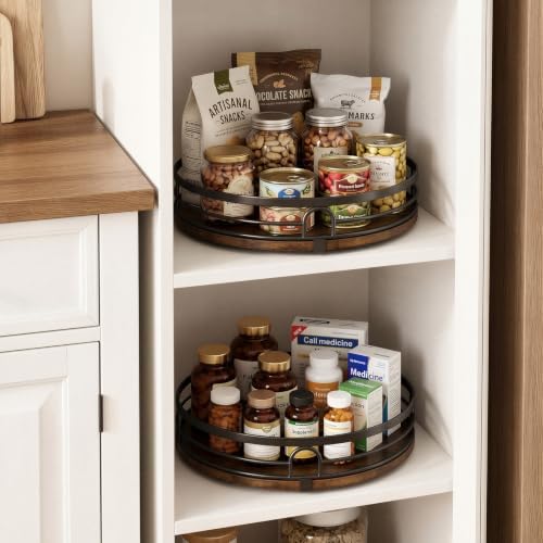 2 Pack 10" 12" Lazy Susan Turntable Organizer for Table Top - Image 7