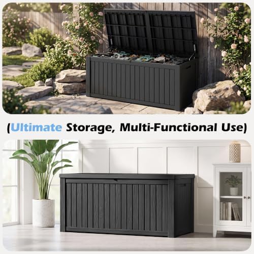Outdoor Storage Box Waterproof, 200 Gallon Deck Box for Patio Storage - Image 6
