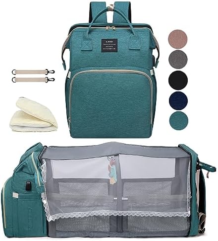 houscly Diaper Bag Backpack with Changing Station, 25L Large Capacity by houscly