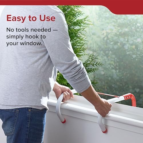 Kidde Fire Escape Ladder, 2-Story Rope Ladder, Extends to 13-Feet, Anti-Slip Rungs - Image 3
