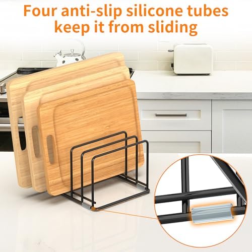 Cutting Board Organizer, Kitchen Cabinet Organizer - Image 4