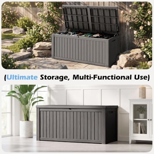 Outdoor Storage Box Waterproof, 220 Gallon Deck Box for Patio Storage - Image 6