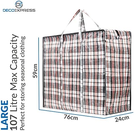 2 Pack Heavy Duty Moving Bags with Strong Zipper & Carrying Handles, 107L/ 28 gal Large Durable Clothes Storage Totes, 88 lbs Packing Moving Boxes, Closet Organizers and Storage (29.9x23.2x29.4 IN) - Image 3