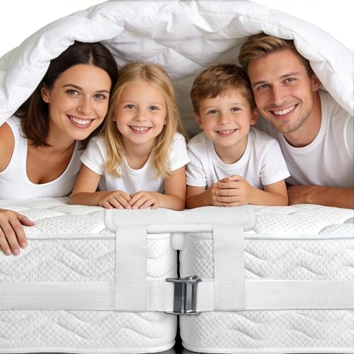 FeelAtHome 10Inch Bed Bridge Twin to King Converter with Adjustable Strap by FeelAtHome
