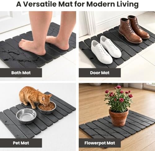 Large Stone Drying Mat for Kitchen Counter | Foldable Kitchen Pad - Image 6