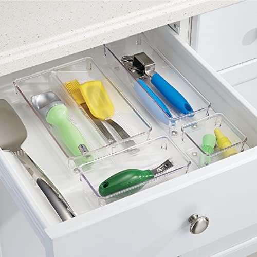 iDesign Kitchen Drawer Organizer, Clear - Image 4