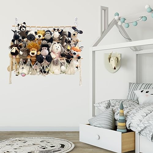Stuffed Animal Net or Hammock Large Corner Wall Hanging for Storage Toys - Image 6