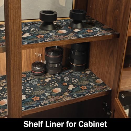 Vintage Floral Non-Slip Shelf Liner Non-Adhesive, 16IN x 10FT - Image 4