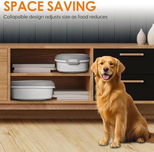 28-30lbs Collapsible Dog Food Storage Container,Airtight Dog Food Container - Image 6