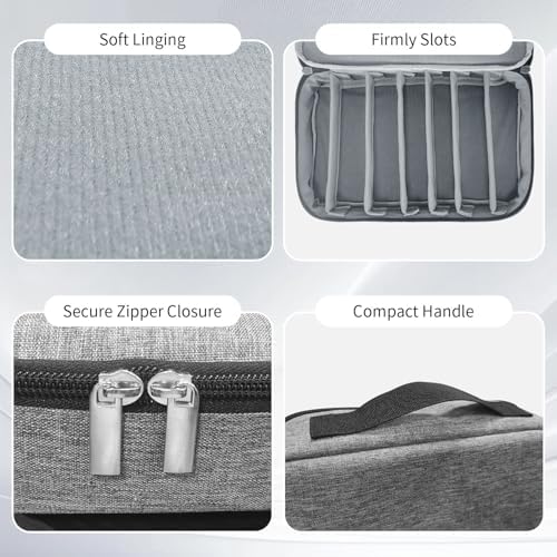 Travel Sunglasses Organizer Case, Portable Sunglasses Case, Eyeglasses Storage Holder for Men Women - Image 3