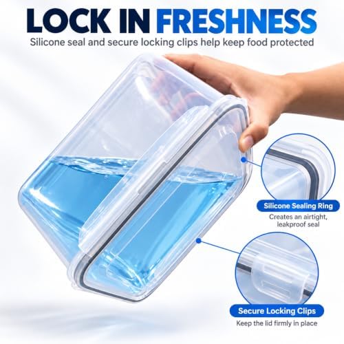 5 Pack Fruit Storage Containers for Fridge with Removable Colanders - Image 5