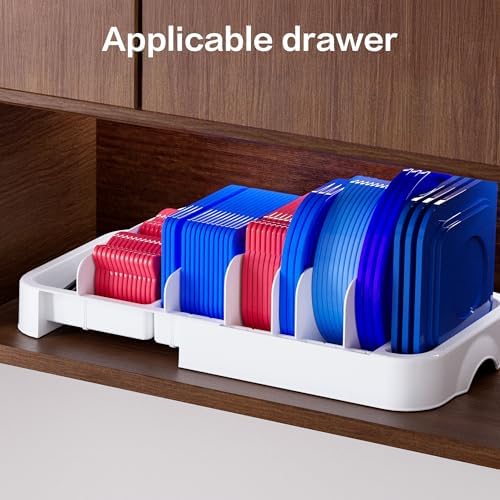 Lid Organizer for Kitchen Cabinet, Expandable Holder, 10 Dividers - Image 5