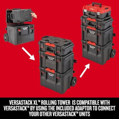 CRAFTSMAN VERSASTACK XL Rolling Tower Tool Storage System, 4 piece (CMST60420) - Image 5