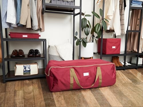 Covermates Storage Duffel Bag, 60" W x 28" D x 22" H, Red - Image 7